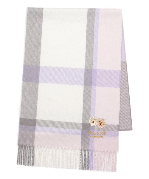 PAUL&JOE(ポールアンドジョー)の「マフラー "クリザンテーム&ヌネット" パッケージ付き(マフラー・レディース・ピンク/ミント/コーラルピンク/ライラック/ベージュ/ラベンダー/ベビーピンク/オフホワイト/ホワイト/ライトベージュ/ピンク系その他/ベージュ系その他・FREE)」の15枚目の写真