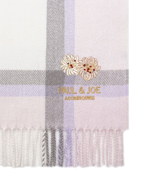 PAUL&JOE(ポールアンドジョー)の「マフラー "クリザンテーム&ヌネット" パッケージ付き(マフラー・レディース・ピンク/ミント/コーラルピンク/ライラック/ベージュ/ラベンダー/ベビーピンク/オフホワイト/ホワイト/ライトベージュ/ピンク系その他/ベージュ系その他・FREE)」の16枚目の写真
