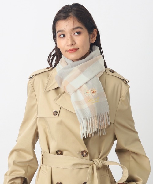 マフラー 'クリザンテーム＆ヌネット' パッケージ付き（マフラー