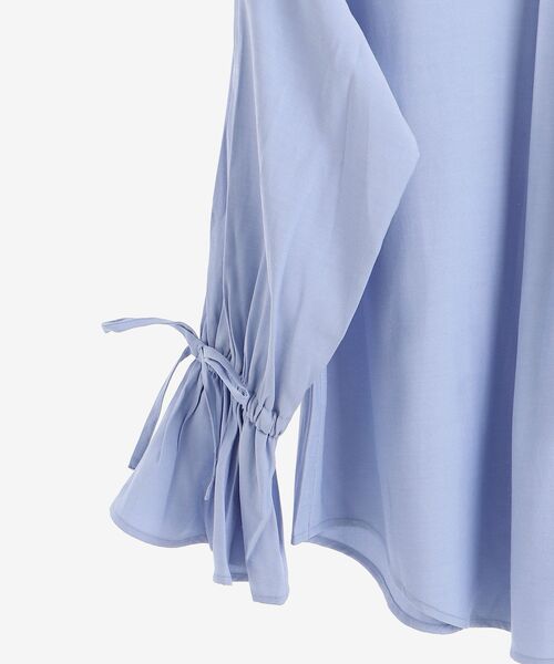 MAJESTIC LEGON（マジェスティックレゴン）の「キャンディスリーブシャツ（シャツ/ブラウス・レディース・ベージュ系その他2/ブルー系その他2/ブルー/アイボリー/グリーン系その他・MEDIUM）」の15枚目の写真