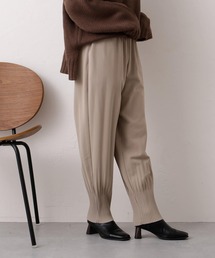 Thevon | 裾プリーツテーパードパンツ(その他パンツ)