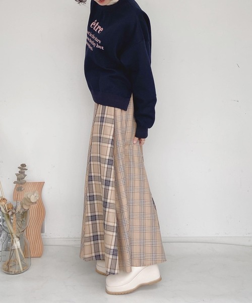 AS KNOW AS plus(アズノゥアズプラス)の「◇ベルト付ボリュームロングスカート(スカート・レディース・オフホワイト/ブラウン/ベージュ系/グリーン/イエロー/オレンジ系・FREE)」の11枚目の写真