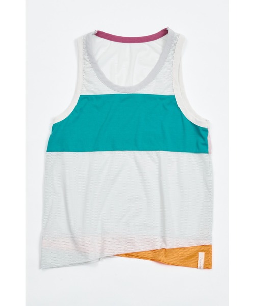 And A（アンドエー）の「AlexanderLeeChang アレキサンダーリーチャン / MESH TANK 22 フェイクレイヤードメッシュタンクトップ / AC012204（タンクトップ・メンズ・グレー/ブラック・2/3）」の8枚目の写真