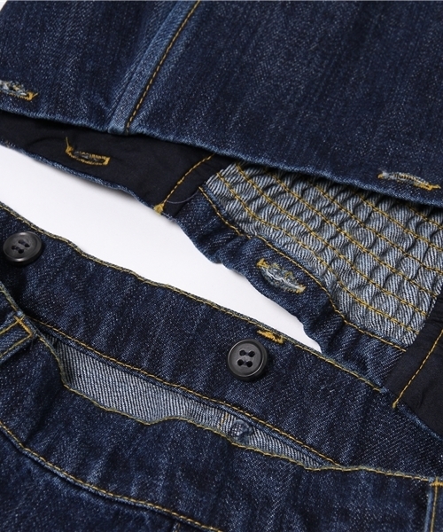 BLONDY ReLISH（ブロンディリリッシュ）の「デニムコンビネゾン（サロペット/オーバーオール・レディース・ホワイト/インディゴブルー/ライトブルー・MEDIUM/SMALL）」の5枚目の写真