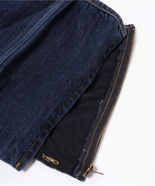 BLONDY ReLISH（ブロンディリリッシュ）の「デニムコンビネゾン（サロペット/オーバーオール・レディース・ホワイト/インディゴブルー/ライトブルー・MEDIUM/SMALL）」の7枚目の写真