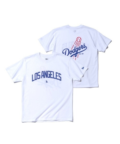 NEW ERA（ニューエラ）の「NEW ERA/ニューエラ MLB メジャーリーグベースボール カレッジ風ロゴ バックプリントTシャツ 13061696/13061697/13061699/13061700/13061708/13061695/13061707/13061698（Tシャツ/カットソー・メンズ・ブラック系その他3/ブラック系その他/ホワイト系その他3/ホワイト系その他2/ホワイト系その他4/ブラック系その他2/ホワイト系その他/ブラック系その他4・M/XL/L）」の2枚目の写真