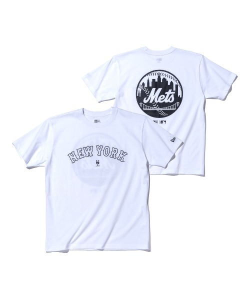 NEW ERA（ニューエラ）の「NEW ERA/ニューエラ MLB メジャーリーグベースボール カレッジ風ロゴ バックプリントTシャツ 13061696/13061697/13061699/13061700/13061708/13061695/13061707/13061698（Tシャツ/カットソー・メンズ・ブラック系その他3/ブラック系その他/ホワイト系その他3/ホワイト系その他2/ホワイト系その他4/ブラック系その他2/ホワイト系その他/ブラック系その他4・M/XL/L）」の4枚目の写真
