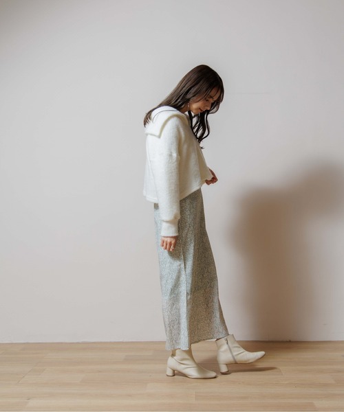 flower（フラワー）の「タイニーフラワースカート（スカート・レディース・ブラック/パープル/グリーン・FREE）」の5枚目の写真