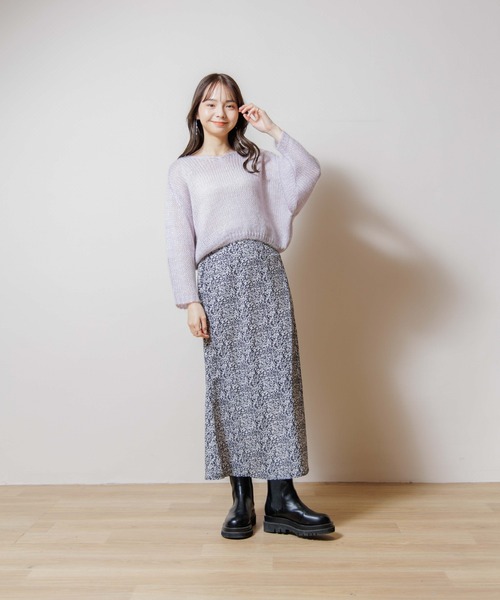 flower（フラワー）の「タイニーフラワースカート（スカート・レディース・ブラック/パープル/グリーン・FREE）」の21枚目の写真