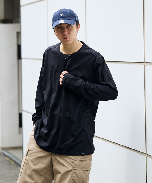 NEW ERA(ニューエラ)の「NEW ERA/ニューエラ MEN'S L/S TEE ロンT ロングスリーブ 2026年春夏春服 夏服(Tシャツ/カットソー・メンズ・ホワイト/ブラック/グレー/ネイビー/ロイヤルブルー/グレー系・M/L/XL/S)」の22枚目の写真