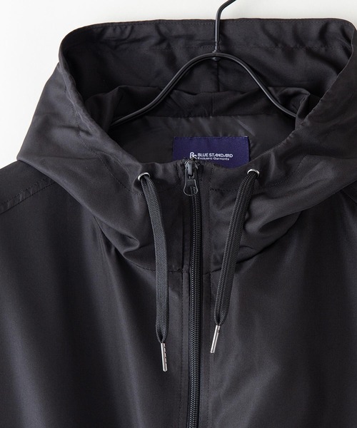Blue Standard （ブルースタンダード）の「【BLUE STANDARD／ブルースタンダード】撥水 切り替えブルゾン ナイロンパーカー（ナイロンジャケット・メンズ・パープル/グレー系その他/チャコールグレー/グリーン/パープル系その他/ブルー・X-LARGE/LARGE/MEDIUM）」の7枚目の写真