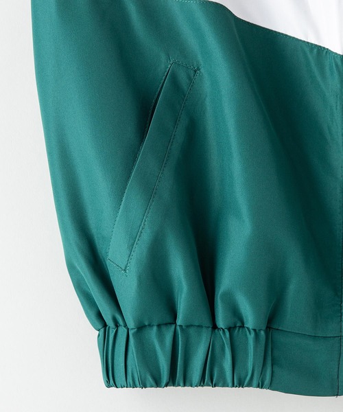 Blue Standard （ブルースタンダード）の「【BLUE STANDARD／ブルースタンダード】撥水 切り替えブルゾン ナイロンパーカー（ナイロンジャケット・メンズ・パープル/グレー系その他/チャコールグレー/グリーン/パープル系その他/ブルー・X-LARGE/LARGE/MEDIUM）」の9枚目の写真