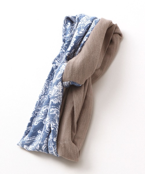 チャイハネ（チャイハネ）の「【チャイハネ】アリーラターバン ヘアバンド（ヘアバンド・レディース・ホワイト/ブラック/ベージュ/ブラウン/グレー/レッド/ターコイズブルー/ブルー/グリーン/ナチュラル・FREE）」の5枚目の写真