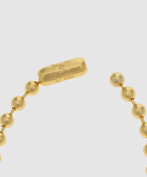 TAKAHIROMIYASHITATheSoloIst.（タカヒロミヤシタザソロイスト）の「ball chain necklace. /L/ regular（ネックレス・メンズ・シルバー/ゴールド・ONE SIZE）」の3枚目の写真
