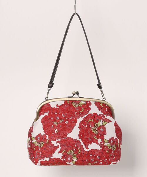 カヤ（カヤ）の「【カヤ】-SHIKI-四季 春風がま口ハンドバッグ（ハンドバッグ・レディース・グリーン/ブルー/イエロー/ネイビー/その他1/その他2/レッド/バイオレット・FREE）」の6枚目の写真