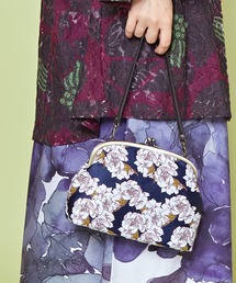 カヤ（カヤ）の「【カヤ】-SHIKI-四季 春風がま口ハンドバッグ（ハンドバッグ）」