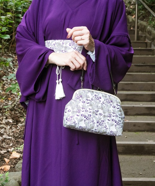 カヤ（カヤ）の「【カヤ】-SHIKI-四季 春風がま口ハンドバッグ（ハンドバッグ・レディース・グリーン/ブルー/イエロー/ネイビー/その他1/その他2/レッド/バイオレット・FREE）」の12枚目の写真