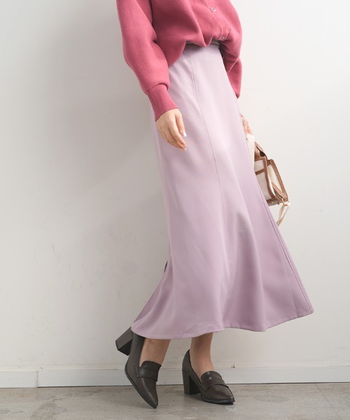 Futier land（フューティアランド）の「ハイウエストストレッチマーメイドスカート（スカート・レディース・ブラック/ベージュ/グリーン/ラベンダー・MEDIUM）」の9枚目の写真