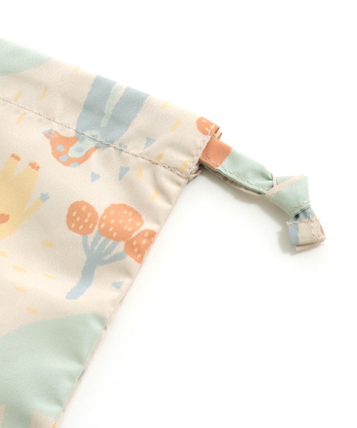 MAKE YOUR DAY（メイクユアデイ）の「動物総柄食事お砂場着（その他ベビー用品・キッズ・マスタード/アイボリー・FREE）」の13枚目の写真