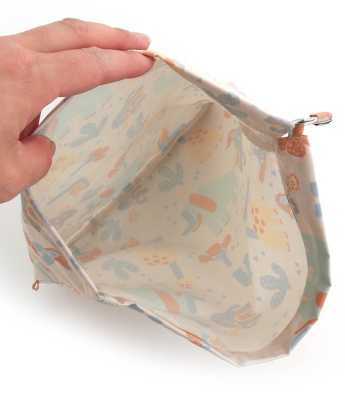 MAKE YOUR DAY（メイクユアデイ）の「動物総柄食事お砂場着（その他ベビー用品・キッズ・マスタード/アイボリー・FREE）」の15枚目の写真