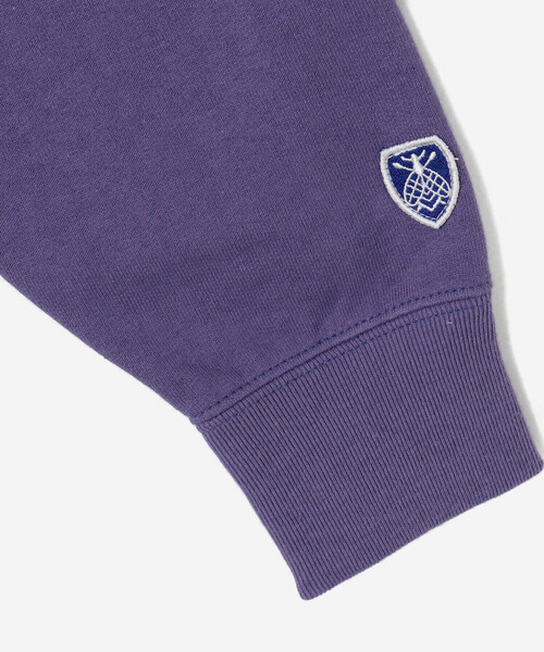 ORCIVAL（オーシバル）の「ORCIVAL | フレンチテリー ボートネックラグランスウェット WOMEN（スウェット・レディース・パープル/アイボリー/グレー・2/1）」の9枚目の写真