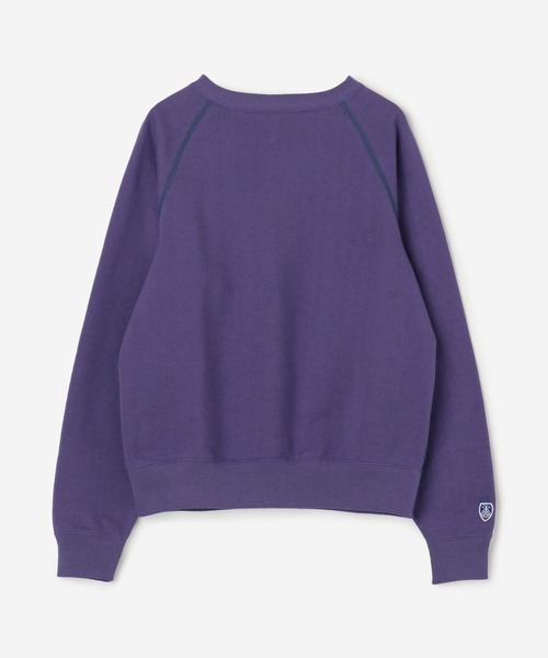 ORCIVAL（オーシバル）の「ORCIVAL | フレンチテリー ボートネックラグランスウェット WOMEN（スウェット・レディース・パープル/アイボリー/グレー・2/1）」の15枚目の写真