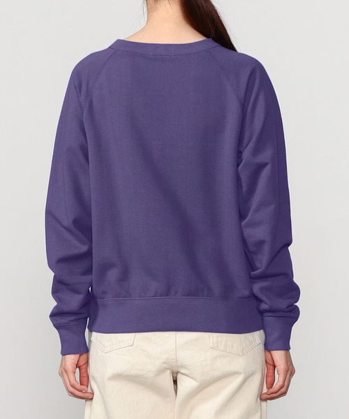 ORCIVAL（オーシバル）の「ORCIVAL | フレンチテリー ボートネックラグランスウェット WOMEN（スウェット・レディース・パープル/アイボリー/グレー・2/1）」の14枚目の写真