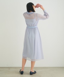 ANAYI（アナイ）の「サークルローププリントプリーツエリ ワンピース