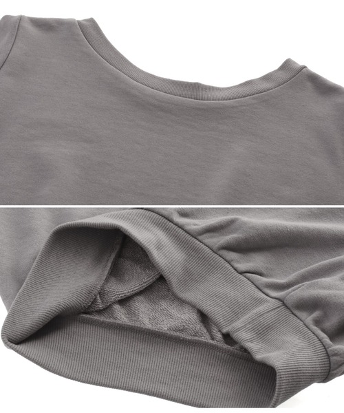 ANAP（アナップ）の「裏毛オフショルダートップス（Tシャツ/カットソー・レディース・ブラック/グレー/オフホワイト・FREE）」の13枚目の写真