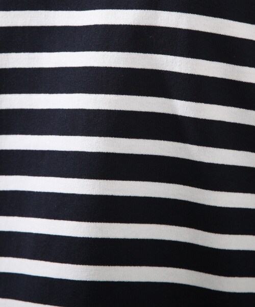 DRESKIP（ドレスキップ）の「◆ボーダーボートネックプルオーバー（Tシャツ/カットソー・レディース・グリーン系3/ネイビー系2/ピンク系/ホワイト系5・02/03/04）」の11枚目の写真