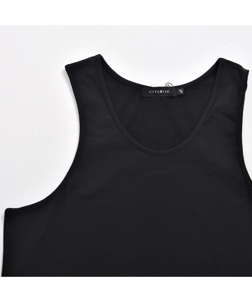 CIVARIZE(シヴァーライズ)の「『CIVARIZE/シヴァーライズ』裾クラッシュ加工フェイクレイヤードタンクトップ(タンクトップ・メンズ・マルチ/ブラック×ホワイト/ブラック×レッド/ブラック×ブルー・M/L)」の16枚目の写真