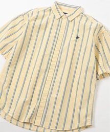【BEVERLY HILLS POLO CLUB】ワンポイントPOLO刺繍 半袖クラシカルボタンダウンシャツ 2270-3060