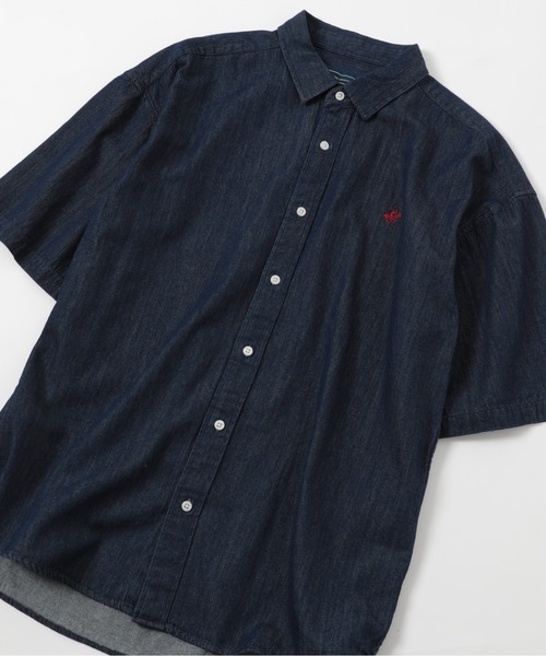 BEVERLY HILLS POLO CLUB（ビバリーヒルズポロクラブ）の「【BEVERLY HILLS POLO CLUB】ワンポイントPOLO刺繍 半袖クラシカルボタンダウンシャツ 2270-3060（シャツ/ブラウス・メンズ・ホワイト/ベージュ/サックスブルー/マルチ/その他4/その他5/ライトグリーン/その他6/ネイビー/その他2/その他3/ブラック/ネイビー系2・LL/M/L）」の13枚目の写真