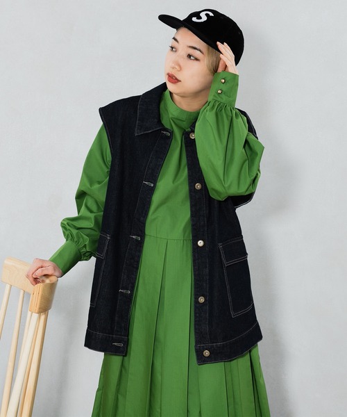 kutir(クティール)の「プリーツロングワンピース(ワンピース・レディース・ブラック/グリーン・SMALL/MEDIUM/LARGE)」の19枚目の写真