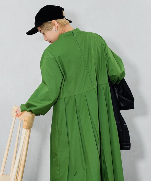 kutir(クティール)の「プリーツロングワンピース(ワンピース・レディース・ブラック/グリーン・SMALL/MEDIUM/LARGE)」の16枚目の写真