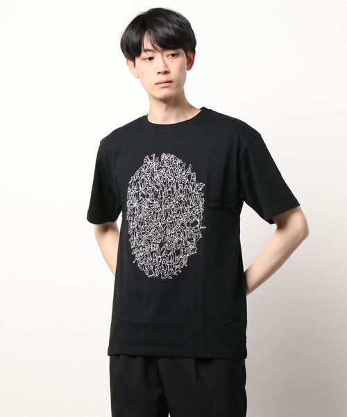 セール】MYne マイン / Orgy Printed T-Shirt フロントプリント