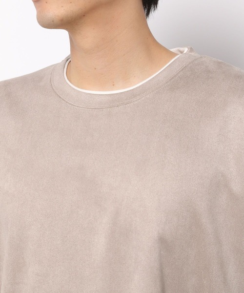 LAKOLE（ラコレ）の「エコスエードレイヤードTシャツ / 263882（Tシャツ/カットソー・メンズ・ブルー/サンドグレー/チャコール/ライトグレー・MEDIUM/LARGE/X-LARGE）」の14枚目の写真