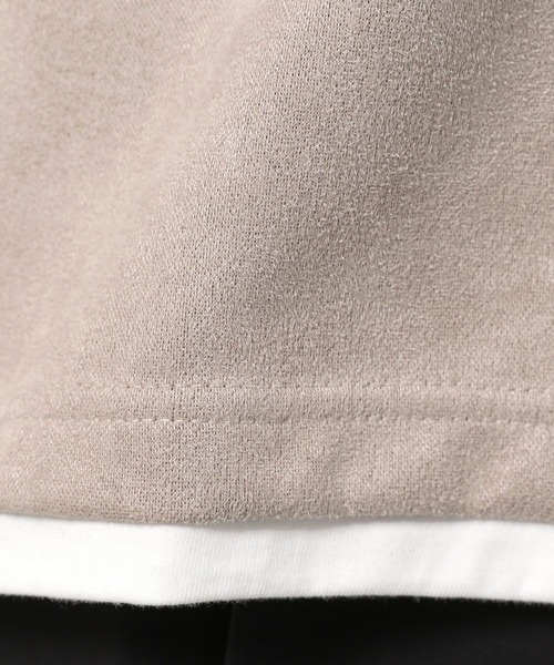 LAKOLE（ラコレ）の「エコスエードレイヤードTシャツ / 263882（Tシャツ/カットソー・メンズ・ブルー/サンドグレー/チャコール/ライトグレー・MEDIUM/LARGE/X-LARGE）」の18枚目の写真