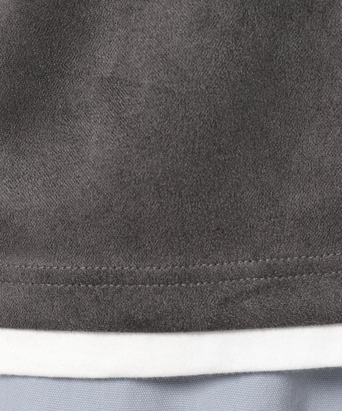 LAKOLE（ラコレ）の「エコスエードレイヤードTシャツ / 263882（Tシャツ/カットソー・メンズ・ブルー/サンドグレー/チャコール/ライトグレー・MEDIUM/LARGE/X-LARGE）」の19枚目の写真