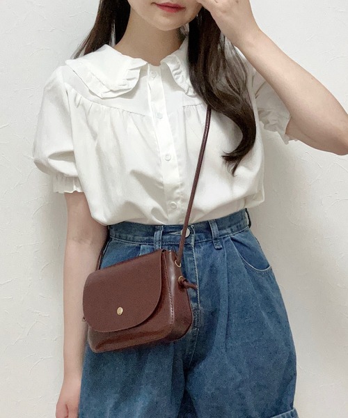 Cham.（チャム）の「デニムショーパン（デニムパンツ・レディース・ベージュ/ブルー・F）」の13枚目の写真