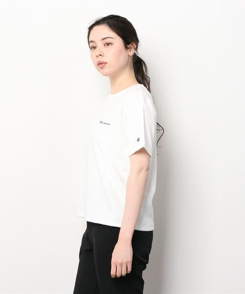Champion(チャンピオン)の「【Champion/チャンピオン】レディース ショートスリーブTシャツ(Tシャツ/カットソー・レディース・ホワイト/ブラック/ネイビー/グリーン系その他4/オレンジ系その他3・LARGE/MEDIUM)」の19枚目の写真