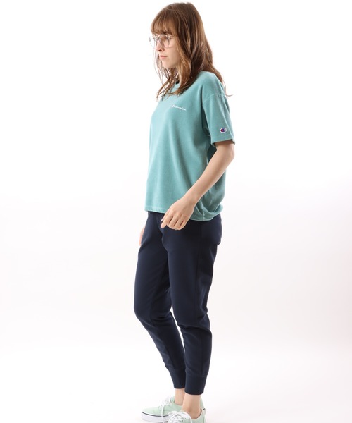 Champion(チャンピオン)の「【Champion/チャンピオン】レディース ショートスリーブTシャツ(Tシャツ/カットソー・レディース・ホワイト/ブラック/ネイビー/グリーン系その他4/オレンジ系その他3・LARGE/MEDIUM)」の9枚目の写真