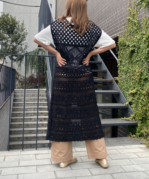 Bonpoint パッチワーク　レース　ワンピース　12 Bonpoint パッチワークレースワンピース12