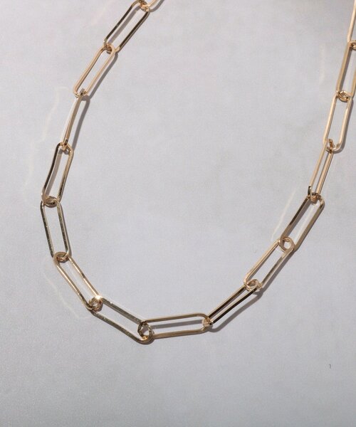 tk.TAKEO KIKUCHI（ティーケータケオキクチ）の「◆オーバルクリップネックレス（ネックレス・メンズ・シルバー/ゴールド・00）」の5枚目の写真