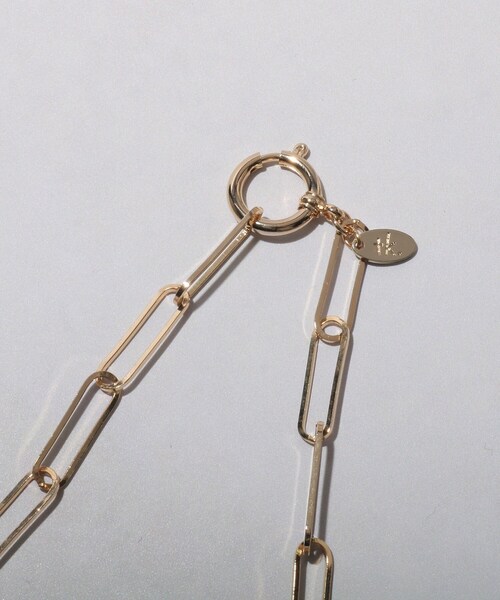 tk.TAKEO KIKUCHI（ティーケータケオキクチ）の「◆オーバルクリップネックレス（ネックレス・メンズ・シルバー/ゴールド・00）」の7枚目の写真