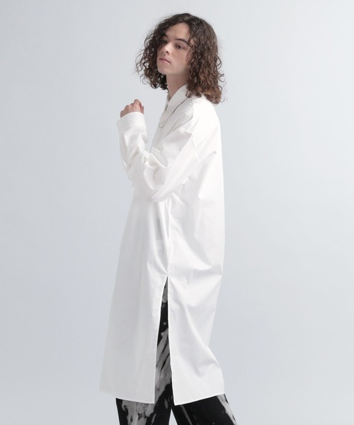 HARE（ハレ）の「マルチロングデザインシャツ(HARE)（シャツ/ブラウス・メンズ・ブラック/オフホワイト・FREE）」の10枚目の写真