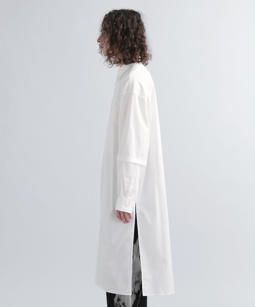 HARE（ハレ）の「マルチロングデザインシャツ(HARE)（シャツ/ブラウス・メンズ・ブラック/オフホワイト・FREE）」の17枚目の写真