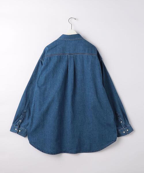 wonderland(ワンダーランド)の「<wonderland> BIG DENIM SHIRT/シャツ(シャツ/ブラウス・メンズ・ネイビー・1/0)」の3枚目の写真