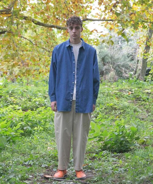 wonderland(ワンダーランド)の「<wonderland> BIG DENIM SHIRT/シャツ(シャツ/ブラウス・メンズ・ネイビー・1/0)」の9枚目の写真
