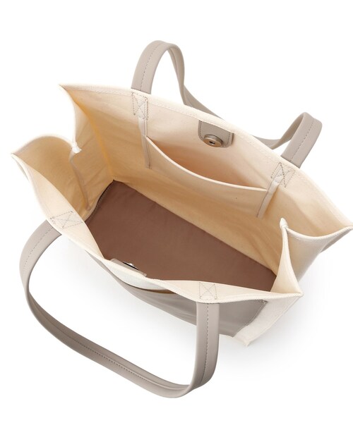 BASECONTROL(ベースコントロール)の「◆キャンバスxレザータッチ 軽量 縦型トートバッグ(トートバッグ・メンズ・ブラック/グレー・99)」の8枚目の写真